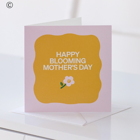 Happy Blooming Mothers Day Greetings Card