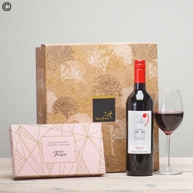 Red Wine & Salted Caramel Truffles Gift Set